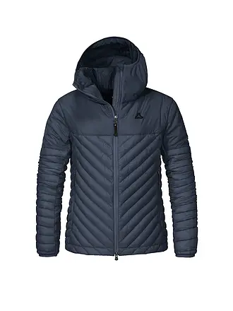 SCHÖFFEL | Damen Isojacke Cascata Down Hoodie | dunkelblau
